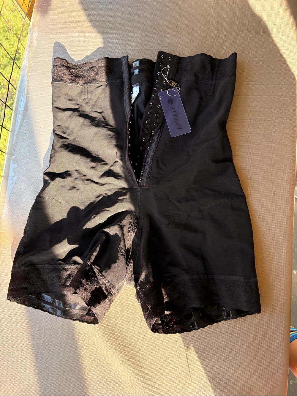 Anna Black High-Waist Shaping Shorts